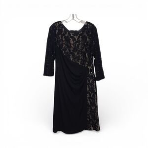 Tahari Evening Short Black Lace Women's Dress CLEARANCE